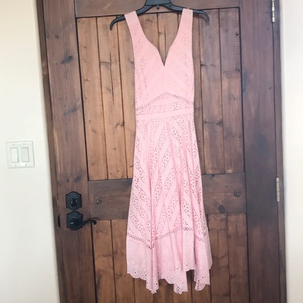 Antonio melani pink cotton dress size 8